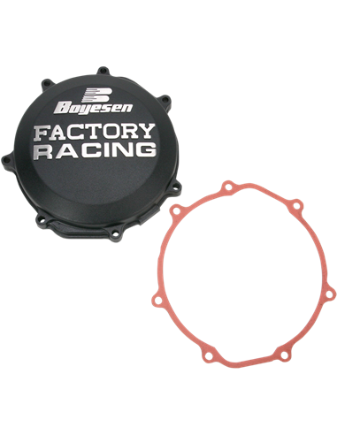 Tapa de embrague Boyesen Factory Racing color magnesio CC38CB