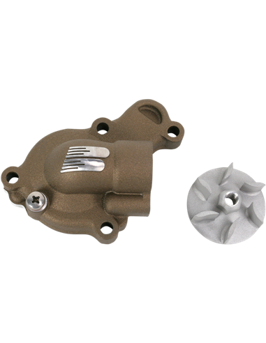 Kit de tapa i hèlix de bomba d'aigua Supercooler Boyesen alumini magnesi WPK-38AM