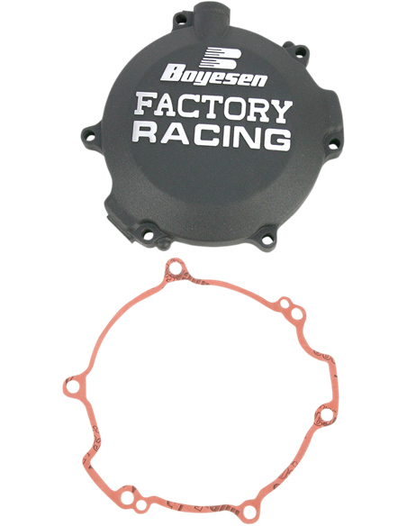Couvercle d'embrayage FACTORY RACING  aluminium noir CC-10B