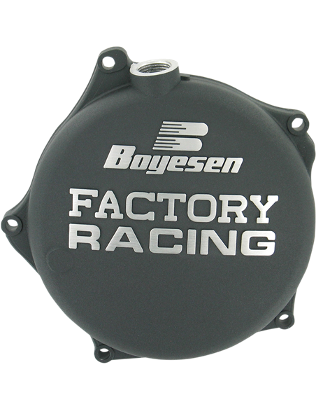 CLUTCH COVER FACTORY RACING  ALUMINUM REPLACEMENT BLACK BOYESEN CC17AB