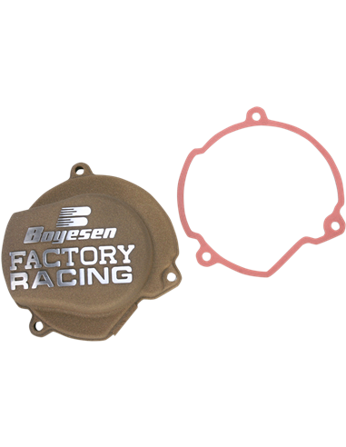 IGNITION COVER FACTORY RACING  ALUMINUM REPLACEMENT POWDER-COATED MAGNESIUM SC-40AM