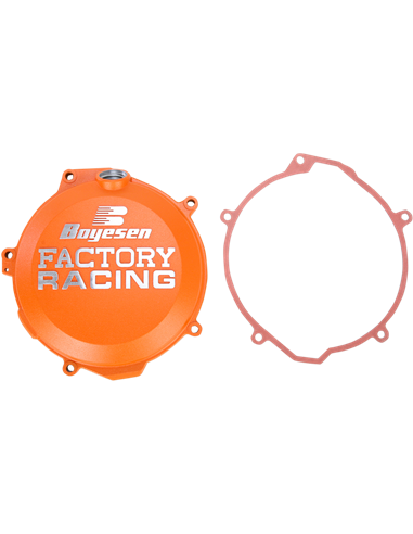 Coberta d'embragatge FACTORY RACING Powder-Coated taronja CC-44AO