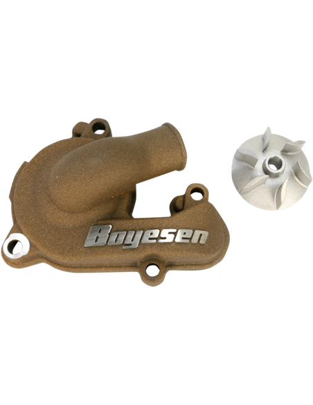 Kit de hélice e tampa da bomba de água Boyesen Aluminum Magnesium Supercooler WPK-44M