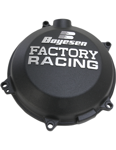 Coberta d'embragatge FACTORY RACING alumini negre CC45AB