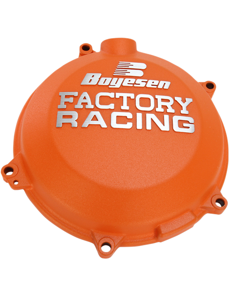Tapa de embrague Boyesen Factory Racing color naranja CC45AO