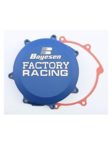 CLUTCH COVER FACTORY RACING  ALUMINUM REPLACEMENT BLUE BOYESEN CC32AL