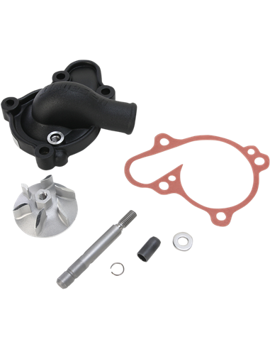 Kit de tapa i hèlix de bomba d'aigua Supercooler Boyesen alumini plata WPK31AB