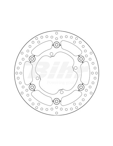 Disco de freio flutuante Brembo 78B40844