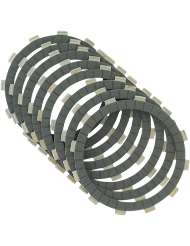 Kit de discos de embrague de fricción Plate Ckf Series Carbon Fiber EBC CKF1247