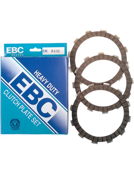 Kit de discos de embrague de fricción Plate Ck Series Cork EBC CK5651