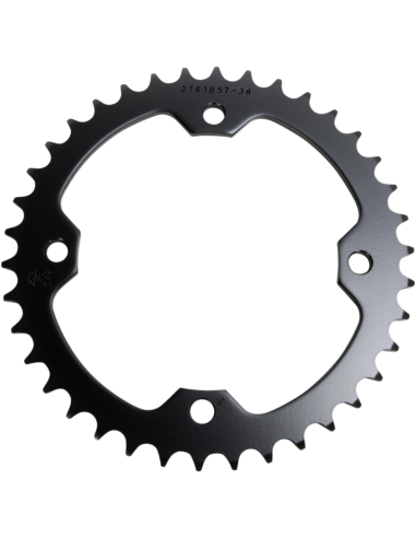 Couronne JTR1857.38 38 dents 520 PITCH NATURAL C49 HIGH CARBON STEEL