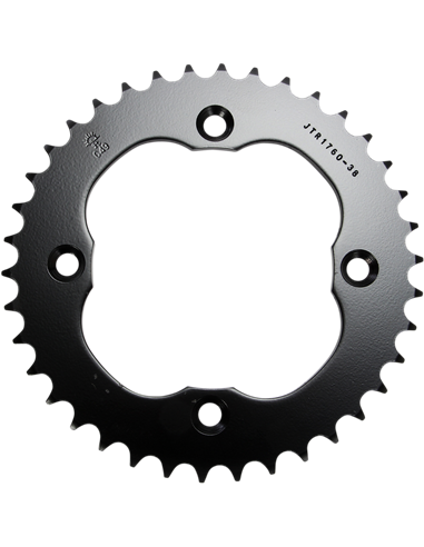 Rear sprocket JTR1760.38 38 teeth 520 PITCH NATURAL C49 HIGH CARBON STEEL