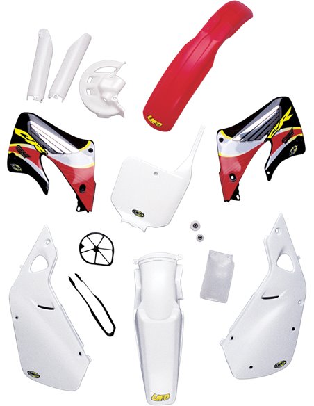 Garde-boue avant Honda Cr125-250-500 blanc Ho02600-041 UFO-Plast