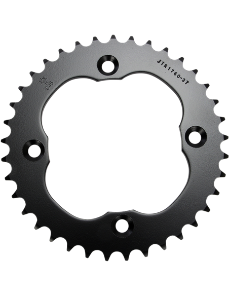 Couronne JTR1760.37 37 dents 520 PITCH NATURAL C49 HIGH CARBON STEEL