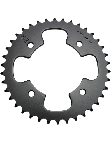 Rear sprocket JTR1480.38 38 teeth 520 PITCH NATURAL C49 HIGH CARBON STEEL