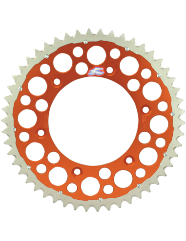 Rear sprocket Renthal R 520 52 teeth Or Sc Twin 2240-520-52GPOR