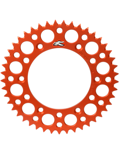 Rear sprocket Renthal R 520 52 teeth Or Sc Twin 2240-520-52GPOR