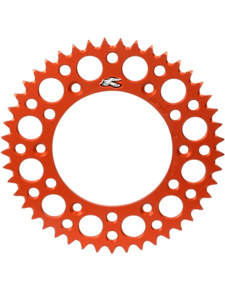 Rear sprocket Renthal R 520 52 teeth Or Sc Twin 2240-520-52GPOR