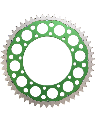 Rear sprocket Renthal R 520 50 teeth Gn Sc Twin 1120-520-50GPGN
