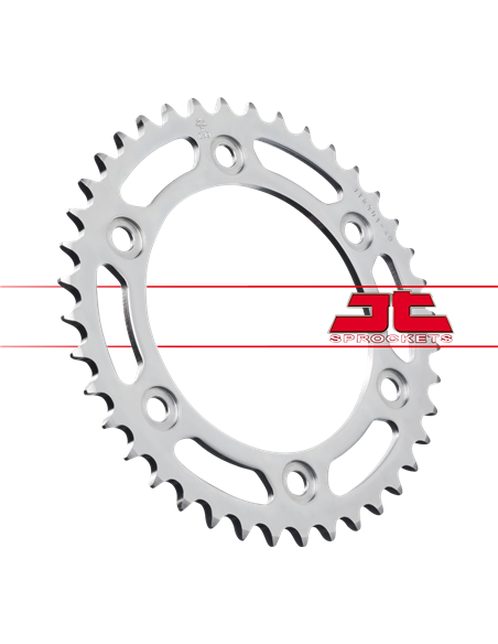 Couronne JTR301.40 40 dents 520 PITCH NATURAL C49 HIGH CARBON STEEL