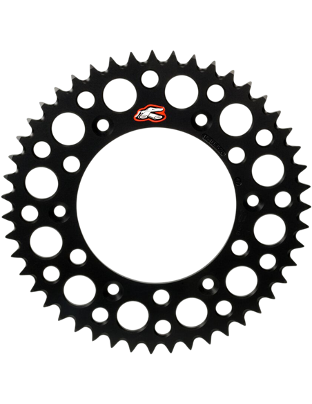 Rear sprocket Renthal R 520 48 teeth Bk Sc Twin 1500-520-48GPBK