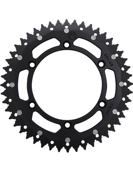 Cremalheira Dual Mse 48 Bk Moose Racing HP 1210-251-48-10X