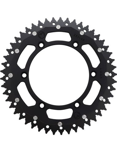 Corona de transmisión Dual Mse 49 Bk Moose Racing Hp 1210-251-49-10X