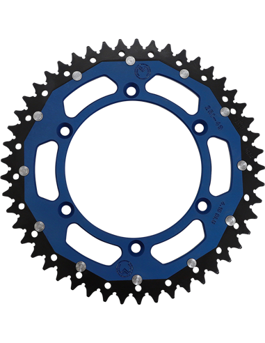 Corona de transmisión Dual Mse 49 Bl Moose Racing Hp 1210-251-49-12X