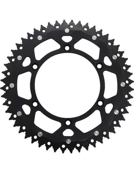 Dual Drive rear sprocket Mse 52 Bk Moose Racing Hp 1210-251-52-10X