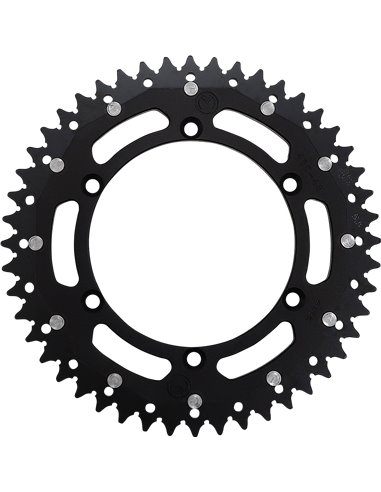 Corona de transmisión Dual Mse 48 Bk Moose Racing Hp 1210-460-48-10X