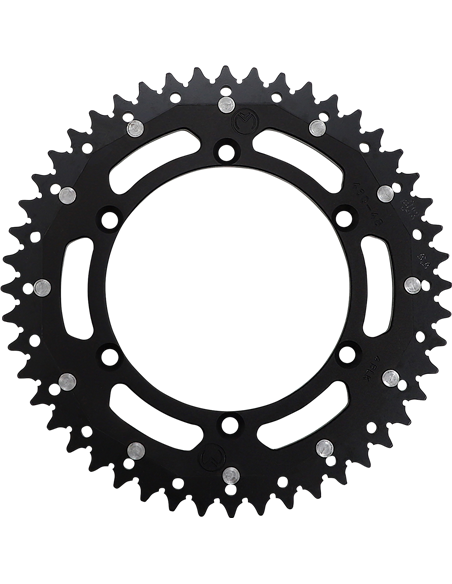 Dual Drive rear sprocket Mse 48 Bk Moose Racing Hp 1210-460-48-10X