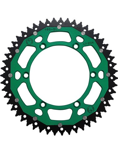 Corona de transmisión Dual Mse 51 Gn Moose Racing Hp 1210-460-51-15X