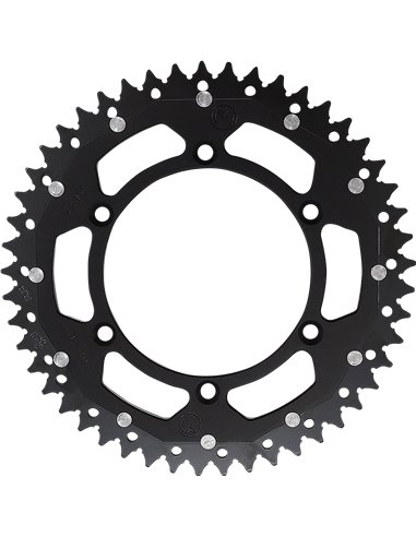 Corona de transmissió Dual MSE 49 Bk Moose Racing Hp 1210-808-49-10X