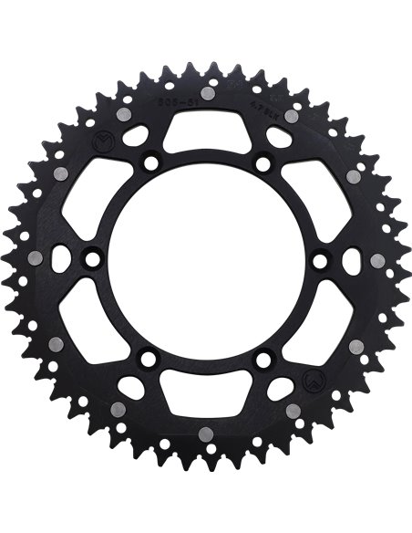 Corona de transmisión Dual Mse 51 Bk Moose Racing Hp 1210-808-51-10X