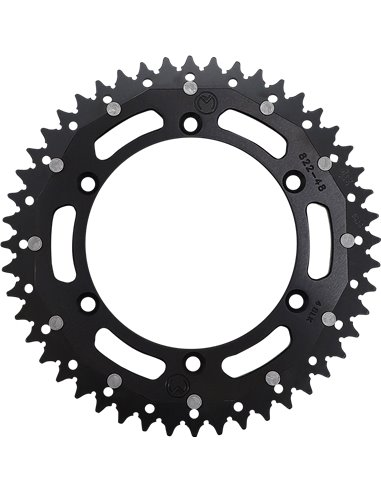 Corona de transmissió Dual MSE 48 Bk Moose Racing Hp 1210-822-48-10X