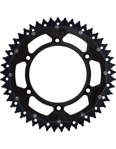 Corona de transmisión Dual Mse 49 Bk Moose Racing Hp 1210-897-49-10X