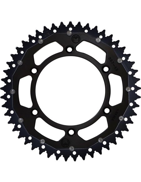 Corona de transmisión Dual Mse 49 Bk Moose Racing Hp 1210-897-49-10X