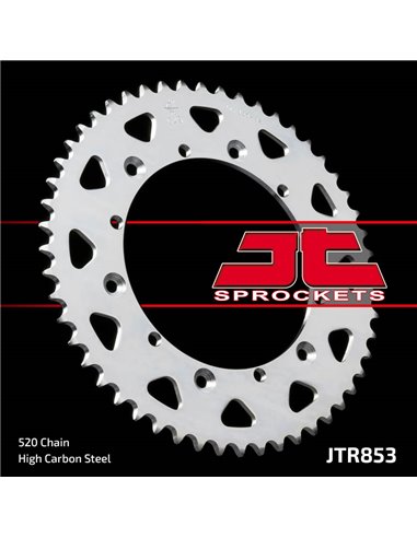 Couronne JTR853.40ZBK 40 dents 520 PAS NOIR C49 ACIER HAUTE CARBONE