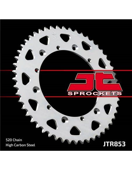 Rear sprocket JTR853.40ZBK 40 teeth 520 PITCH BLACK C49 HIGH CARBON STEEL