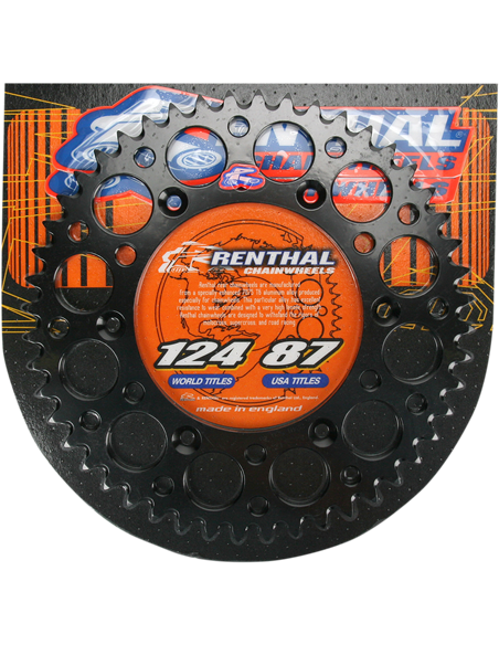 Cremalheira Renthal R 520 48 dentes Bk Ul Sc 224U-520-48GPBK