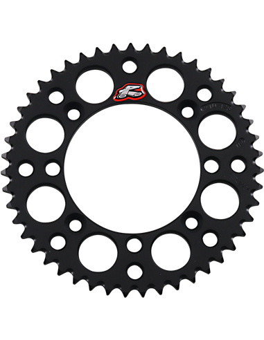 Rear sprocket Renthal R 428 47 teeth Bk Ul Sc 121U-428-47GPBK