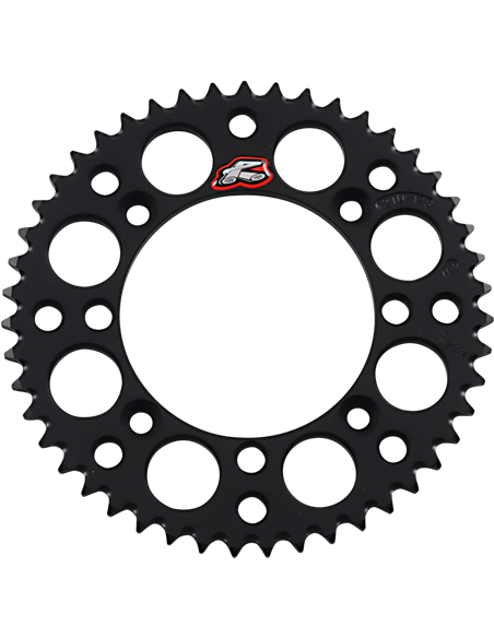 Rear sprocket Renthal R 428 47 teeth Bk Ul Sc 121U-428-47GPBK