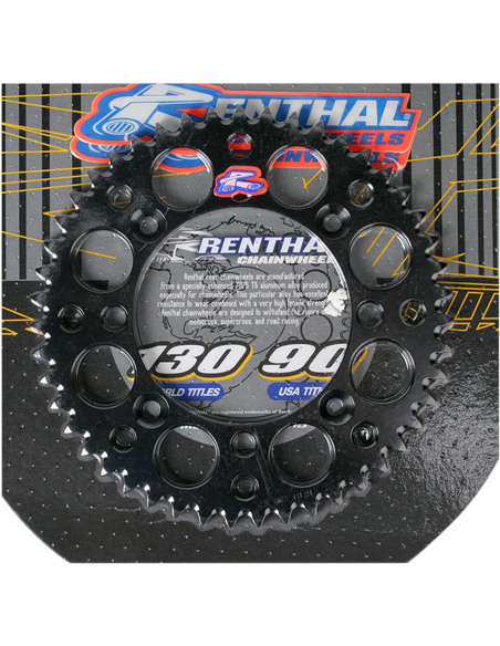 Cremalheira Renthal R 428 49 dentes Bk Ul Sc 121U-428-49GPBK