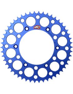 Rear sprocket Renthal R 428 47 teeth Bl Ul Sc 121U-428-47GPBU