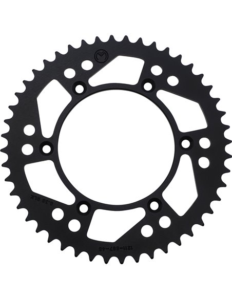 Corona de aluminio Ktm 48T Blk Moose Racing Hp 1211-897-48-10