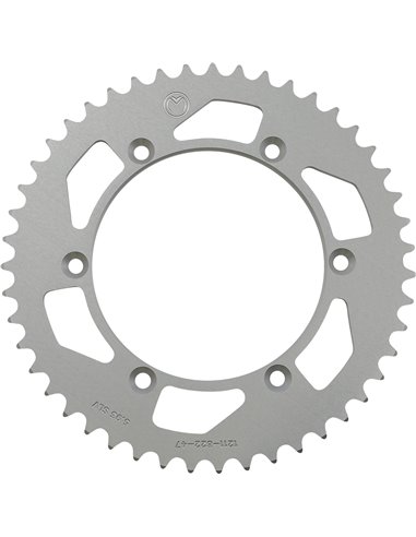 Cremalheira de alumínio Husq 47T Sil Moose Racing HP 1211-822-47-11