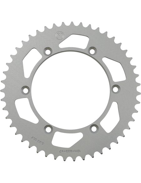 Cremalheira de alumínio Husq 47T Sil Moose Racing HP 1211-822-47-11