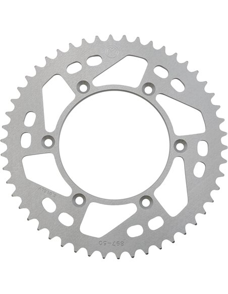Aluminum rear sprocket Ktm 50T Silv Moose Racing Hp 1211-897-50-11