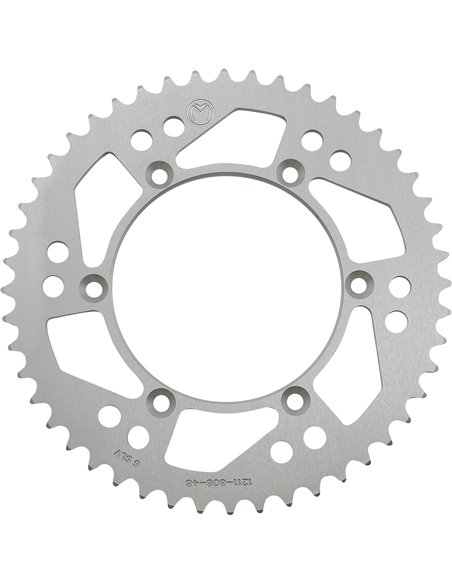 Suz 48T Silv Moose Racing Hp Aluminum rear sprocket 1211-808-48-11