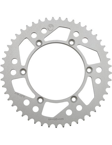 Couronne en aluminium Hp Yam 49T Silv Moose Racing 1211-251-49-11